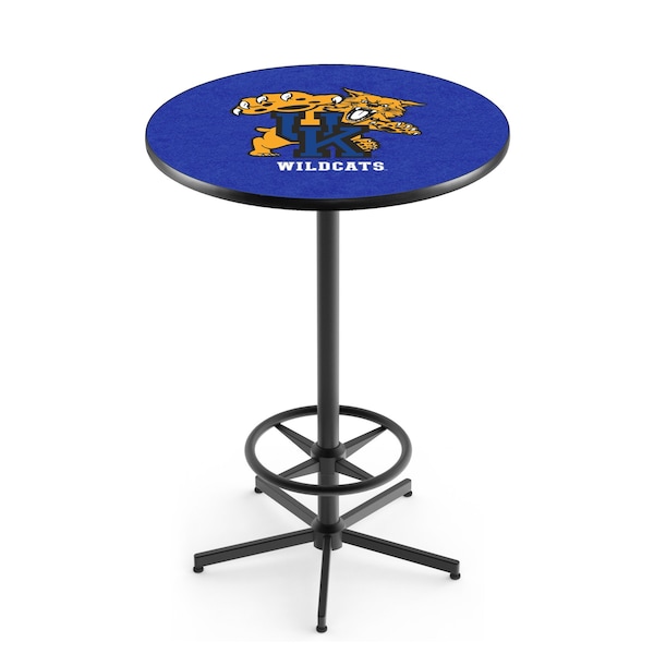 Holland Bar Stool Co 42" Black Kentucky "Wildcat" Pub Table L216B4228UKYCat - main